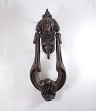 Antique Victorian Archibald Kenrick & Sons Cast Iron Door Knocker #330 AK & sons