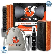 Vinyl Record Cleaning Kit 5 in 1 Velvet Microfiber Stylus Brush Alcohol Free