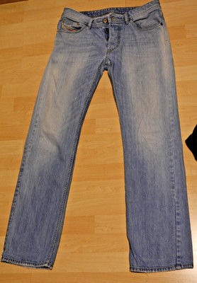 Diesel Larkee Herren Jeans Hose W32 L32 32/32 blau stonewashed Denim