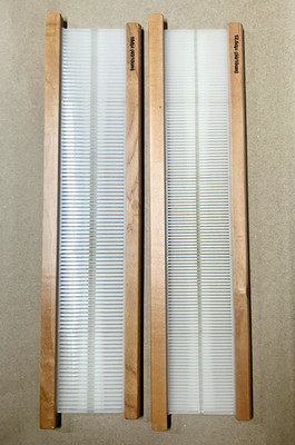 (Lot of 2)  20'' Reed for Ashford Rigid Heddle Knitters Loom ---- 10dpi & 12.5dpi
