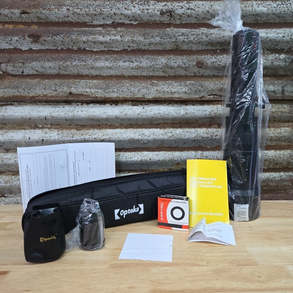 Opteka 650-1300mm F/8-16 Super Telephoto Zoom Lens HD Precision Optics T-Mount - Image 2 of 4