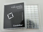 100 gram Silver Bar -  Valcambi Silver CombiBar Certified Assayer