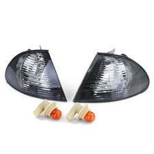 Blinker Kristall schwarz passend für 3er BMW E46 Limousine Touring 98-01