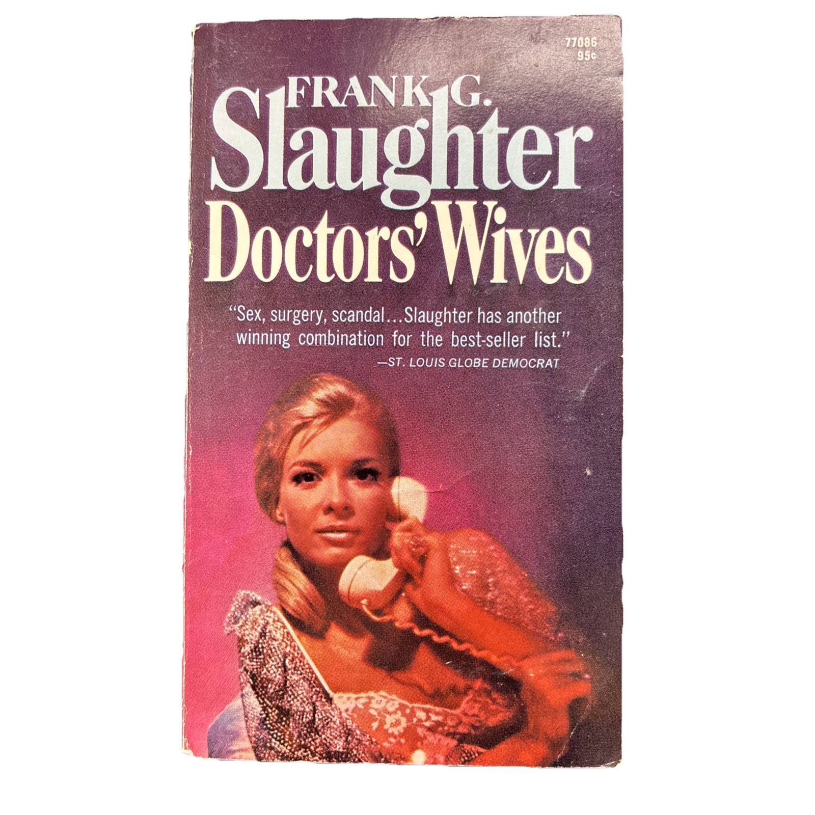Doctor's Wives Frank Slaughter First Pocketbooks Edition 1969 Pulp Fiction Noir