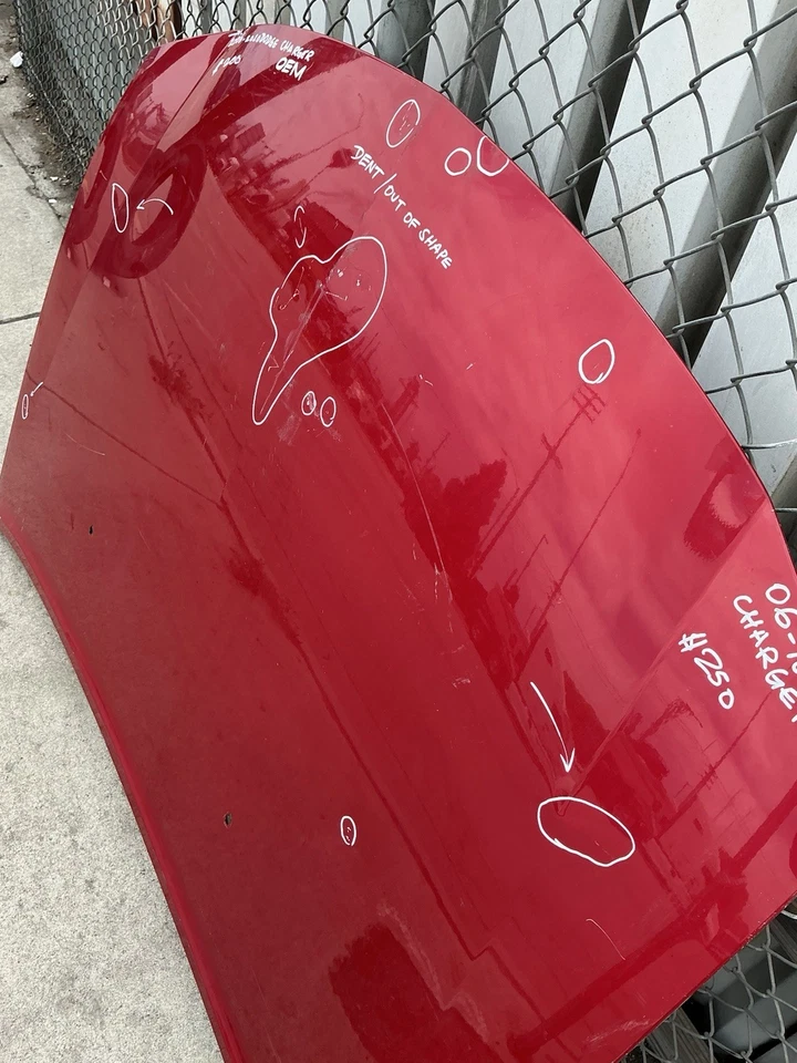 2006 2010 DODGE CHARGER FRONT HOOD ALUMINUM - Image 4 of 4