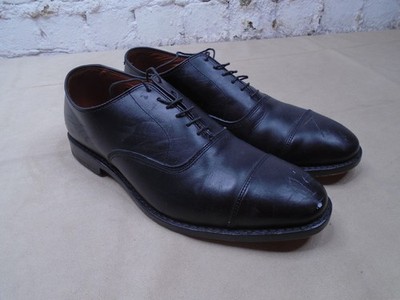 Allen Edmonds Park Avenue Oxford Dress Shoes Mens 8.5 EEE 3E Black Cap Toe 5615