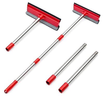 #ad Window Squeegee 2in1 Window Cleaner with 55quot; Extension Poles Window Washing... $22.77