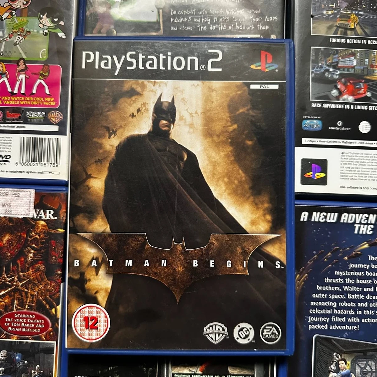 Batman Begins (PS2, 2005) - PAL, Presque Comme Neuf, Boîte Et Manuel Inclus
