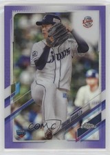 2021 Chrome NPB Nippon Professional Baseball Purple Refractor Takeru Sasaki 1b8