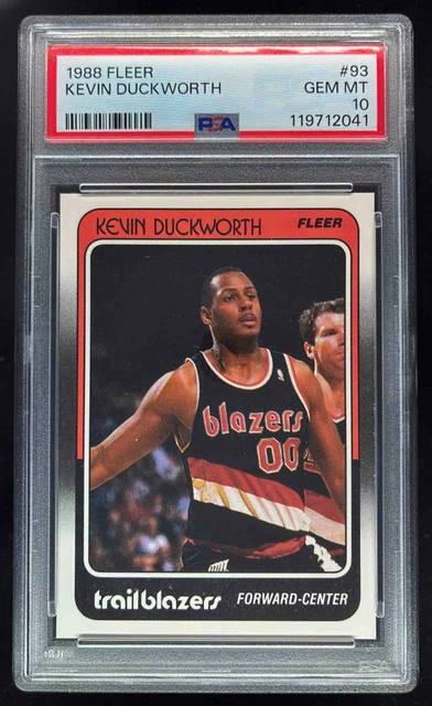 1988-89 Fleer #93 Kevin Duckworth RC PSA 10