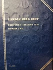 1941-1958 Wheat Cent set in folder book 2