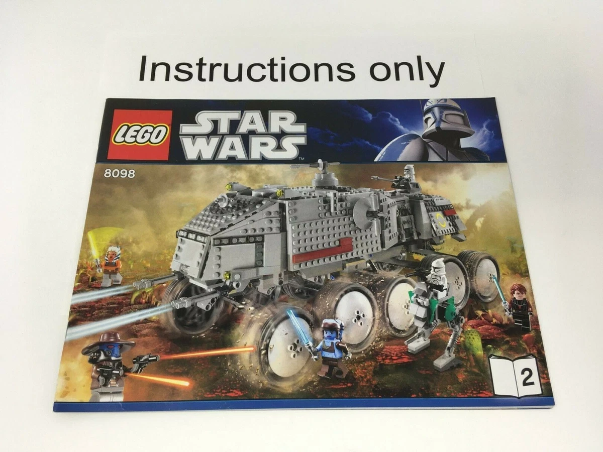 ONLY instructions 1-2 8098 Clone Turbo Star Wars; no bricks | eBay