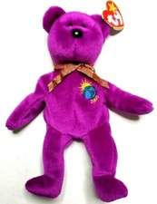 TY Beanie Babie The Beanie Babies Collection Millennium Purple 1999