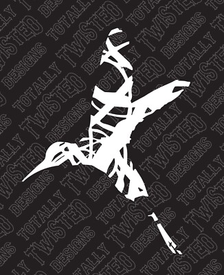 10 Years hummingbird Band logo vinyl decal sticker Car Truck Hard Rock Metal