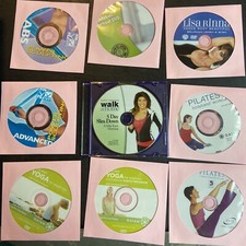 *Disc Only* Leslie Sansone Walk At Home 5 Day Slim Down DVD + 8 Bonus Discs