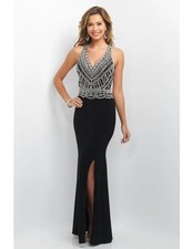  389 NWT BLACK BLUSH PROM/PAGEANT/FORMAL DRESS/GOWN 11134 SIZE 2