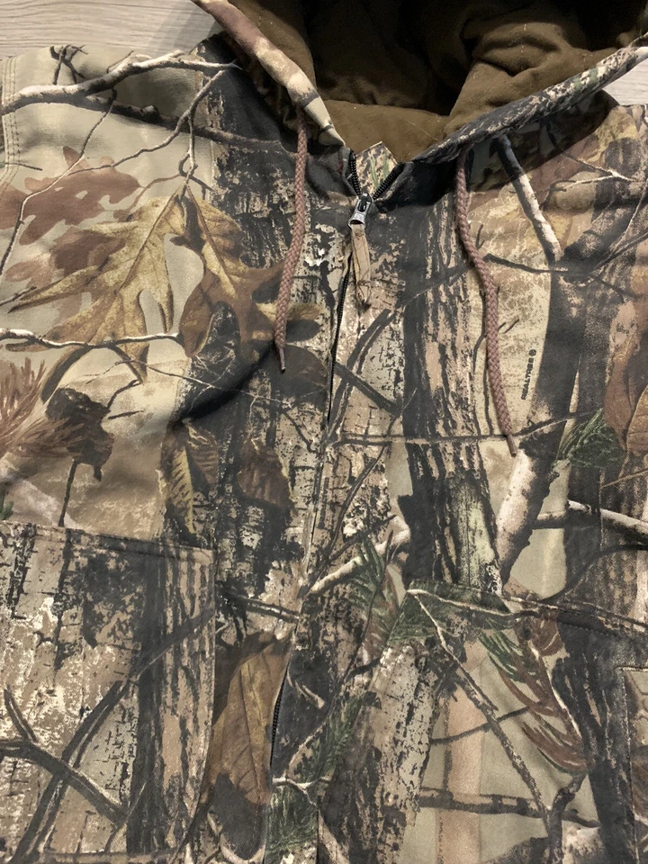 Russell Athletic Outdoors Jacket Womens Size M Camo Realtree Drystalker Hunting - Image 4 of 4