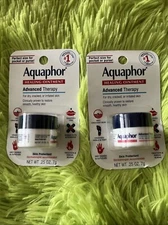 2x Aquaphor Healing Ointment Advanced Therapy Skin Protectant 0.25 oz each