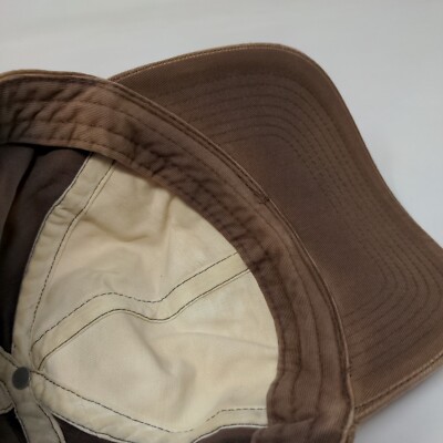 Old School Matt Groening Strapback Hat Brown Embroidered The