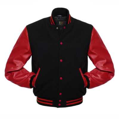 Varsity Jacket Original Wool Body with Sheep Leather sleeves