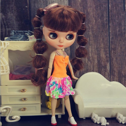 Moda Muñeca Juego de Ropa Para Muñeca Blyth Trajes Prenda para el torso sin mangas Abrigo Falda Pantalones de Vestir - Imagen 34 de 51