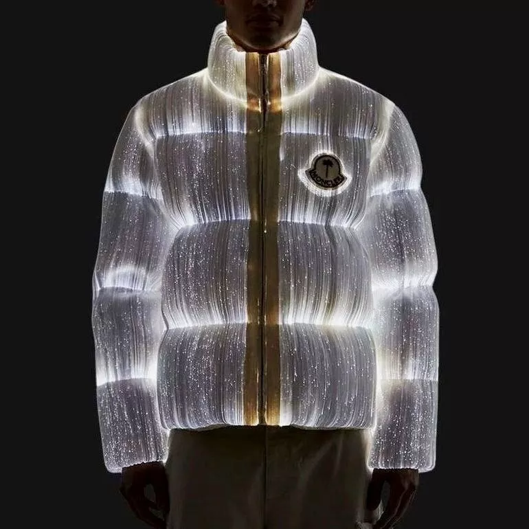 MONCLER Palm Angels MAYA 70 Down Jacket Puffer LED Light Glow