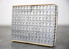 Vintage Typeset Letterpress Print Type Font Number 1 New old stock Printing Tool