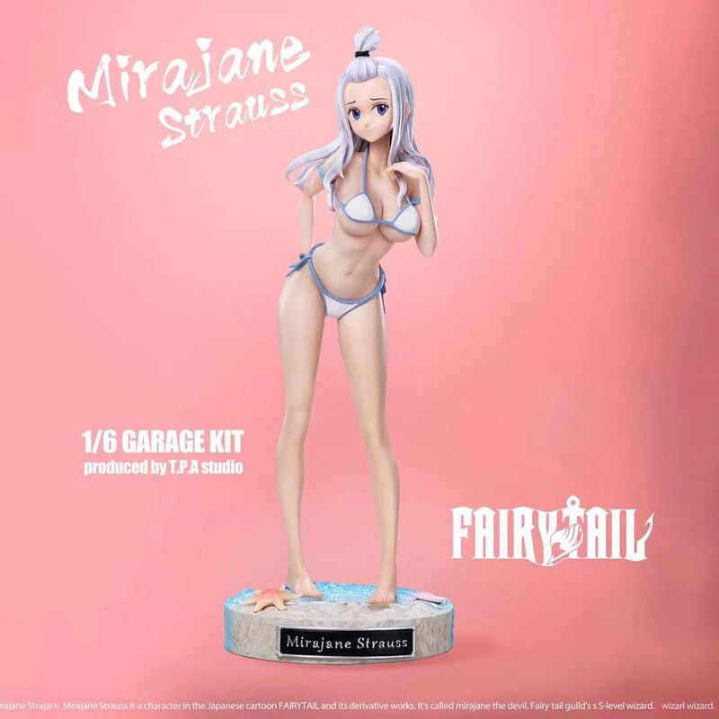 New 27cm Anime Fairy Tail Erza Scarlet Mirajane·Strauss Girl Action Figure Toys