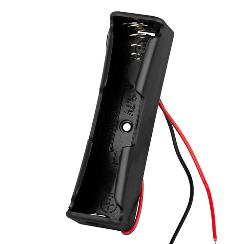18650 Battery Holder One Cell Storage Plastic Case 2 Power Wire Solder Leads - Picture 5 of 8