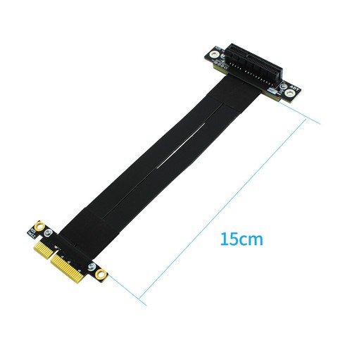 PCIe 3.0 x4 Extension Cable 32G/bps PCI Express 4x Graphic SSD RAID Extender - Photo 2/11