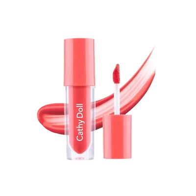 Cathy Doll Glow Gel Tint Long Lasting Natural Look 05 Sugar Peach 2.4 g.