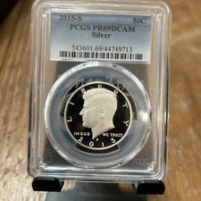 2015-S 50C Proof Kennedy Half Dollar PCGS PR 69 DCAM