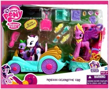 my little pony princess celebration cars set