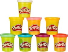 Play-Doh 8-Pack Rainbow Non-Toxic Modelling Compound Set with 8 Colours,
