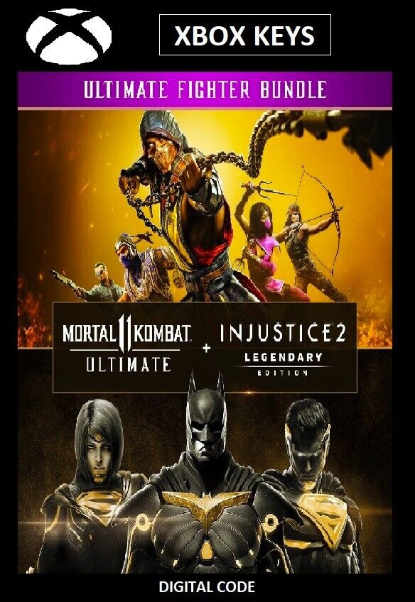 Mortal Kombat 11 Ultimate + Injustice 2 Leg. Edition Bundle XBOX KEY🔑