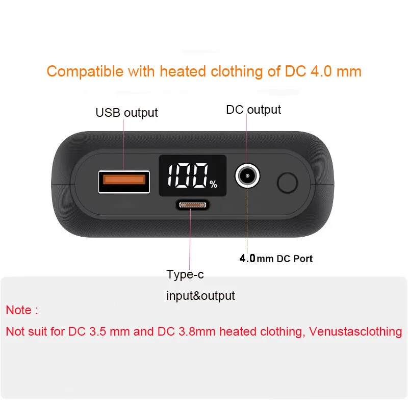 Power Bank 16000mAh Portable Charger High Capacity Power Bank for ORORO
