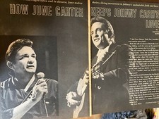 Johnny Cash, Four Page Vintage Clipping