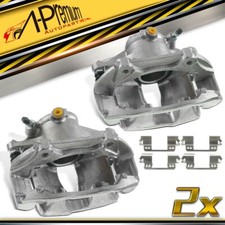 A-premium Pair Front Brake Calipers W Bracket For Mercedes-benz E320 E350 W211