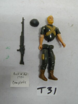 Rock N Roll G.I. Joe 1982 Hasbro Vintage 3 3/4 Action Figure