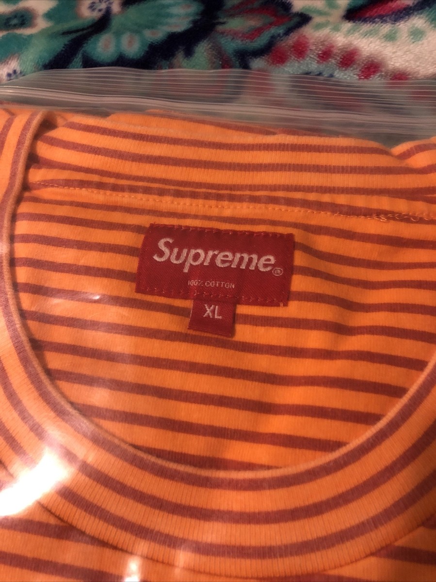 Supreme Micro Stripe L/S Top Size XL NEW With Tags. Never Touched