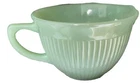 Oven Ware Fire King Jadeite Jane Ray tea cup green ribbed dinnerware USA