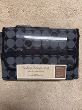 Koala Baby Black/ Gray Baby on the go Diaper Changing Pad