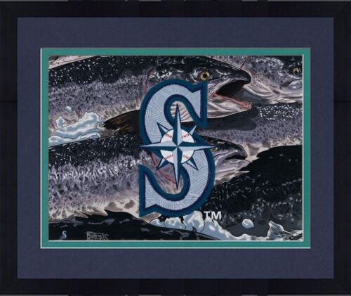 Impression photo FRMD Seattle Mariners 16x20 - conçue et signée par Maz Adams - LE 25 - Photo 1/1