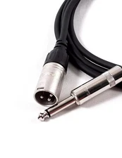 30'Ft to 100 Feet Mogami 2552 XLR-M to 1/4" TR Mono Patch Audio Microphone cable