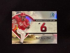 2023 Bowman Scouts Top 100 Elly De La Cruz Chrome Insert PICK YOUR PLAYER / CARD