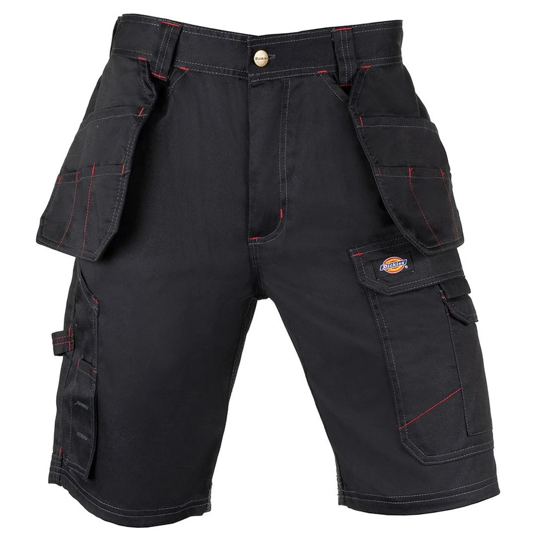Dickies Cargo Pockets Mens Black Redhawk Pro Work Shorts DK0A4XSIBLK
