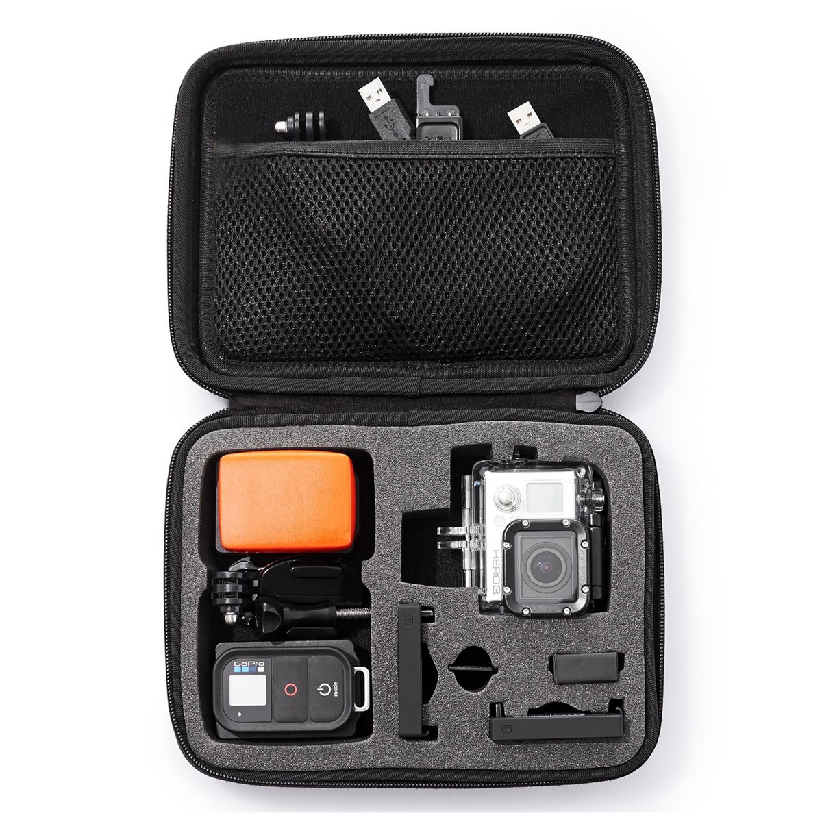 Large Portable Carrying Case for Gopro GO Pro Camera And