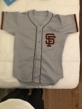 Camiseta deportiva firmada por Orlando Cepeda 'Baby Bull' 1991 de los Gigantes de San Francisco Patterson JSA
