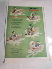 Vintage Donald Duck Put Put Troubles Comic Page from Magazine