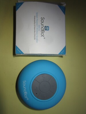 SoundBot SB510 HD Water Resistant Bluetooth 3.0 Shower Speaker, Handsfree with